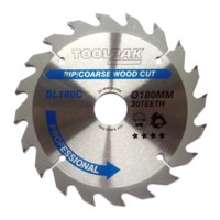 TCT Circular Saw Blade 180mm x 30mm x 20T Professional Toolpak 